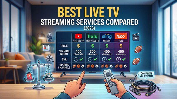 Best Live TV Streaming Services Compared