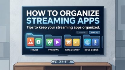 Organize Streaming Apps