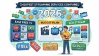Compare cheapest streaming services by price, features, content