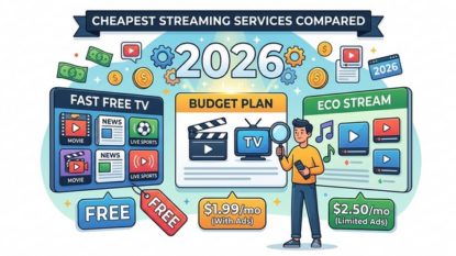 Compare cheapest streaming services by price, features, content